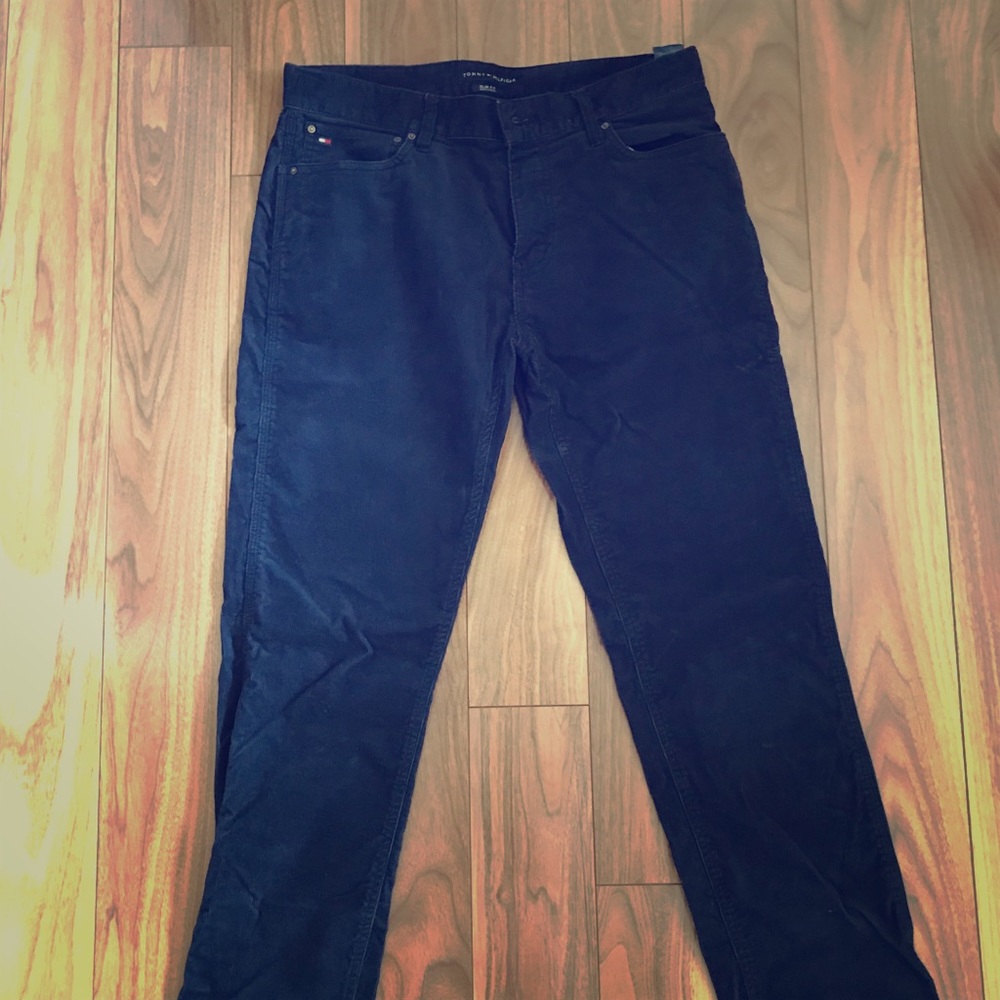 Tommy Hilfiger Blue Pants Semi Formal Chinos